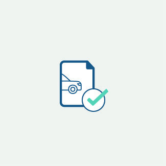 Product sheet car icon