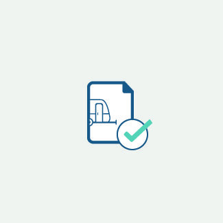 Product sheet husvagn caravan icon